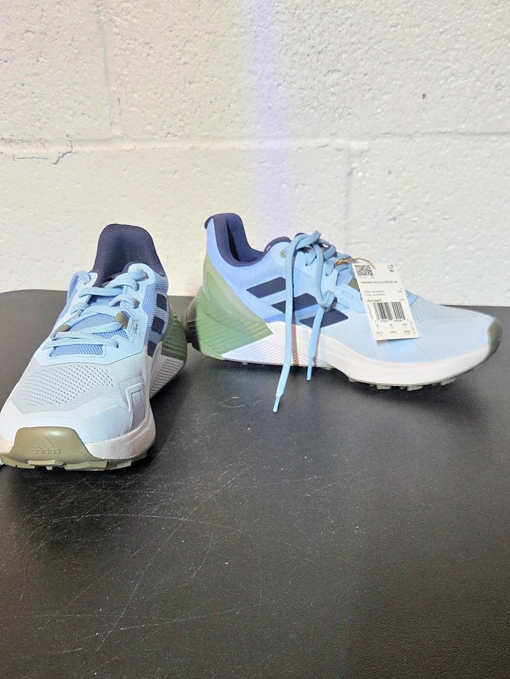 adidas Terrex Soulstride W Trail Running Shoes Blue & Green UK 8